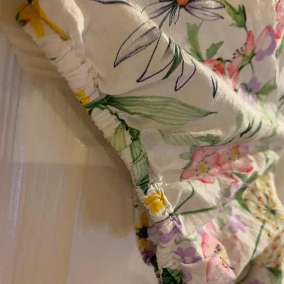 🌼 Talbots Plus Cream Floral Cotton Top – 2X - Pre-Owned🌼 - Picture 4 of 11